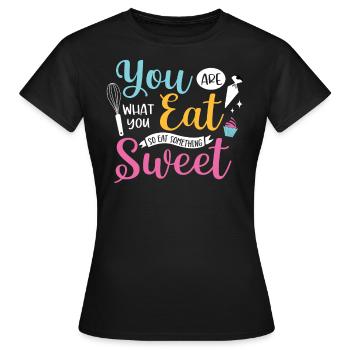 Baker Bakeries Baked Goods Baking Gift - Women's T-Shirt - black - Front - AI Model Female 172 dark (172cm)