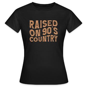 Musique country Cadeau de musique country - T-shirt Femme - noir - Devant - AI Model Female 172 dark (172cm)