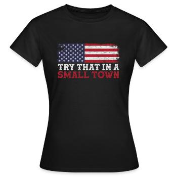 Pays - T-shirt Femme - noir - Devant - AI Model Female 172 dark (172cm)