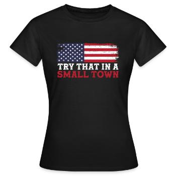 Musique country Cadeau de musique country - T-shirt Femme - noir - Devant - AI Model Female 172 dark (172cm)