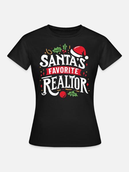 Immobilienmakler - Frauen T-Shirt - Schwarz