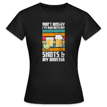 Téquila - T-shirt Femme - noir - Devant - AI Model Female 172 dark (172cm)