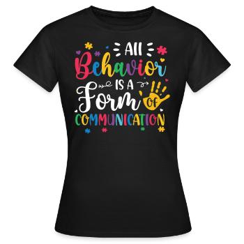 Autismus Awareness Day Autist Geschenk - Frauen T-Shirt - Schwarz - Vorne - AI Model Female 172 dark (172cm)