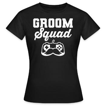 Junggeselle Jungesellenabschied - Frauen T-Shirt - Schwarz - Vorne - AI Model Female 172 dark (172cm)