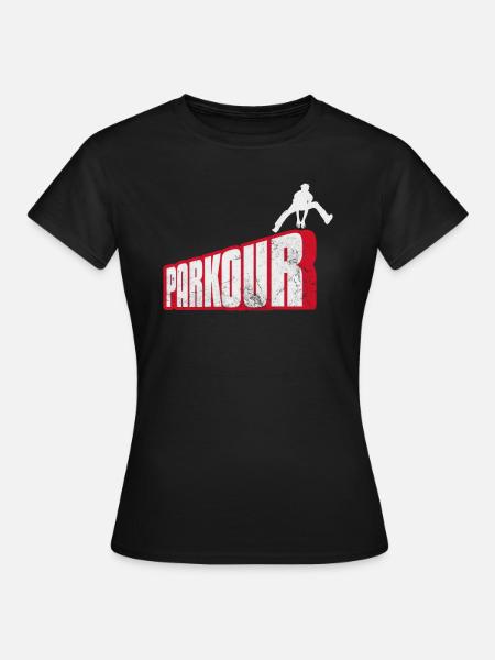 Parkour - Frauen T-Shirt - Schwarz