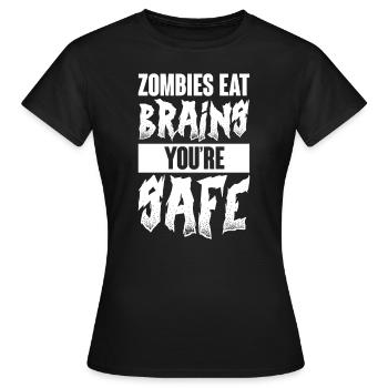 Zombie Zombie Hunter Zombie Apocalypse Gift - Women's T-Shirt - black - Front - AI Model Female 172 dark (172cm)