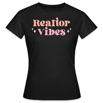 Agent immobilier Agent immobilier Cadeau d’agent immobilier - T-shirt Femme - noir - Devant - AI Model Female 172 dark (172cm)