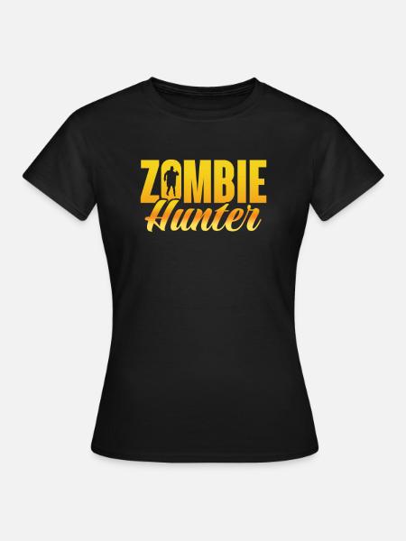 Zombie Zombie-Jäger Zombieapokalypse Geschenk - Frauen T-Shirt - Schwarz