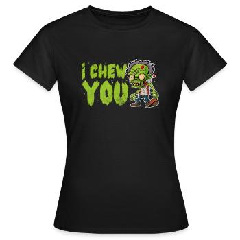 Zombie - Frauen T-Shirt - Schwarz - Vorne - AI Model Female 172 dark (172cm)