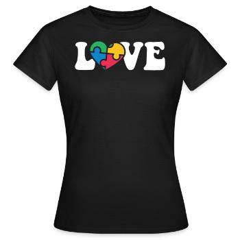 Autismus Awareness Day Autist Geschenk - Frauen T-Shirt - Schwarz - Vorne - AI Model Female 172 dark (172cm)