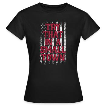 Country - Women's T-Shirt - black - Front - AI Model Female 172 dark (172cm)