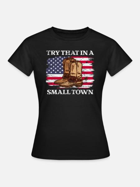 Country - Frauen T-Shirt - Schwarz