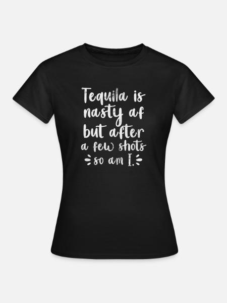 Tequila - Frauen T-Shirt - Schwarz