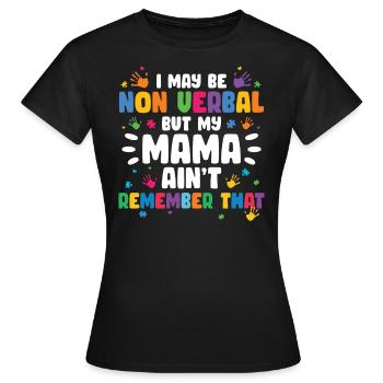 Autismus Awareness Day Autist Geschenk - Frauen T-Shirt - Schwarz - Vorne - AI Model Female 172 dark (172cm)