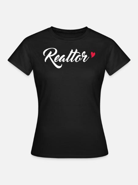 Immobilienmakler - Frauen T-Shirt - Schwarz
