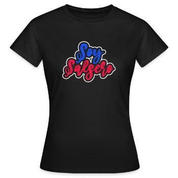 Salsa Dancing Cuba Dance Latino Dance Class Gift - Women's T-Shirt - black - Front - AI Model Female 172 dark (172cm)