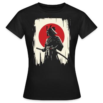 Samurai Ronin Schwertkampf Krieger Geschenk - Frauen T-Shirt - Schwarz - Vorne - AI Model Female 172 dark (172cm)
