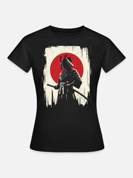 Samurai - Frauen T-Shirt - Schwarz