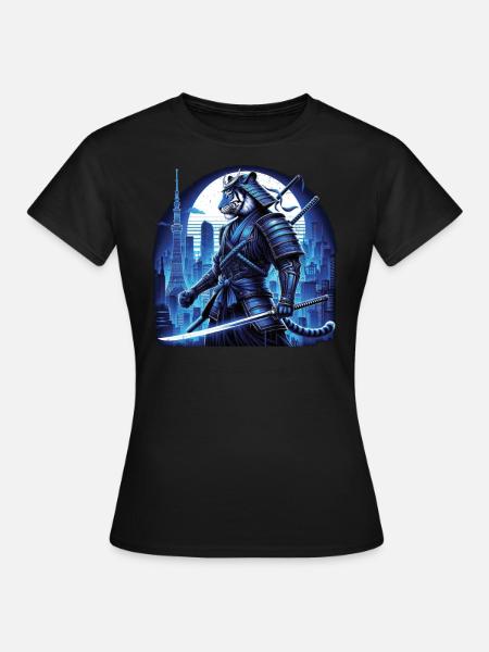 Samurai - Frauen T-Shirt - Schwarz