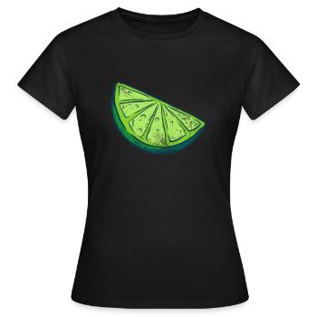 Téquila - T-shirt Femme - noir - Devant - AI Model Female 172 dark (172cm)