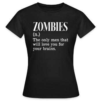 Zombie Zombie-Jäger Zombieapokalypse Geschenk - Frauen T-Shirt - Schwarz - Vorne - AI Model Female 172 dark (172cm)