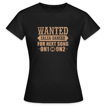 Salsa - T-shirt Femme - noir - Devant - AI Model Female 172 dark (172cm)