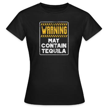 Téquila - T-shirt Femme - noir - Devant - AI Model Female 172 dark (172cm)