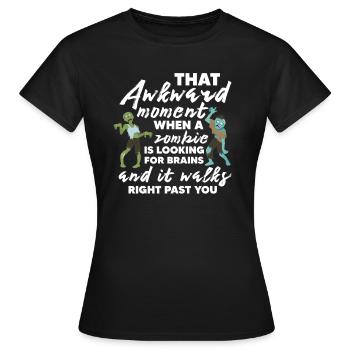 Zombie Zombie Chasseur de Zombie Apocalypse Cadeau - T-shirt Femme - noir - Devant - AI Model Female 172 dark (172cm)