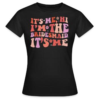Junggesellin - Frauen T-Shirt - Schwarz - Vorne - AI Model Female 172 dark (172cm)