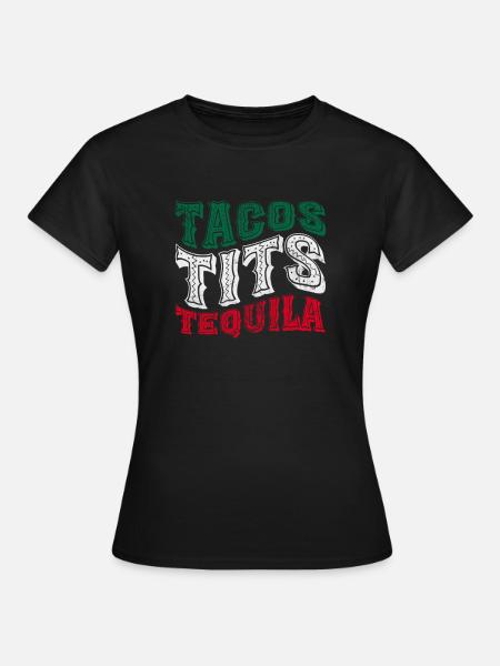 Tequila - Frauen T-Shirt - Schwarz