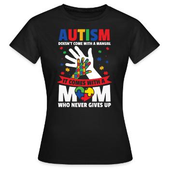 Autismus Awareness Day Autist Geschenk - Frauen T-Shirt - Schwarz - Vorne - AI Model Female 172 dark (172cm)