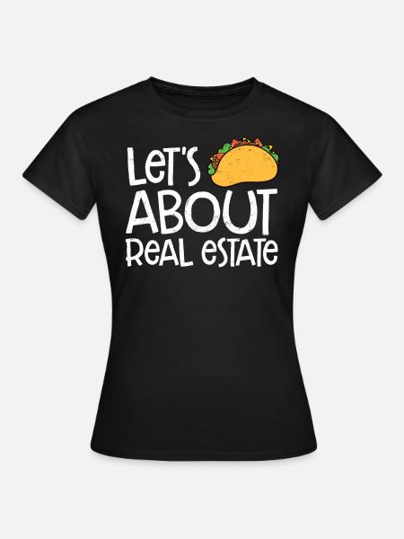 Immobilienmakler - Frauen T-Shirt - Schwarz