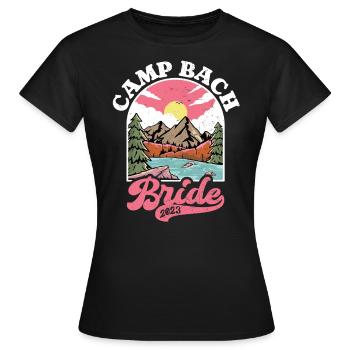 Junggesellin - Frauen T-Shirt - Schwarz - Vorne - AI Model Female 172 dark (172cm)