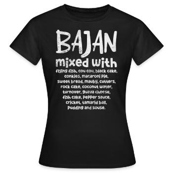 Barbados - Women's T-Shirt - black - Front - AI Model Female 172 dark (172cm)