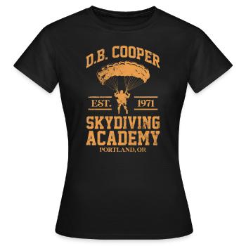 Skydive - T-shirt Femme - noir - Devant - AI Model Female 172 dark (172cm)