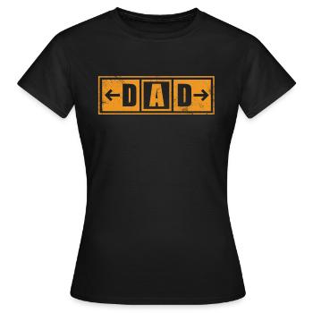 Taxi Vater Taxifahrer Verkehr Beruf Geschenk - Frauen T-Shirt - Schwarz - Vorne - AI Model Female 172 dark (172cm)