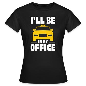 Taxi - Frauen T-Shirt - Schwarz - Vorne - AI Model Female 172 dark (172cm)