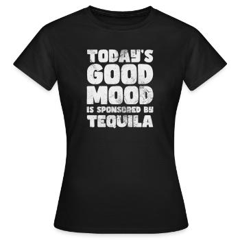 Téquila - T-shirt Femme - noir - Devant - AI Model Female 172 dark (172cm)