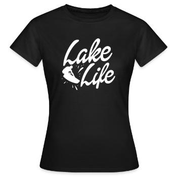 Wakeboard Wakeboarder Wakeboard Cadeau - T-shirt Femme - noir - Devant - AI Model Female 172 dark (172cm)
