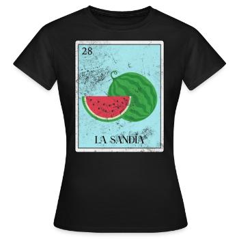 Watermelon - Women's T-Shirt - black - Front - AI Model Female 172 dark (172cm)