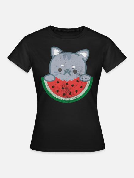 Wassermelone - Frauen T-Shirt - Schwarz