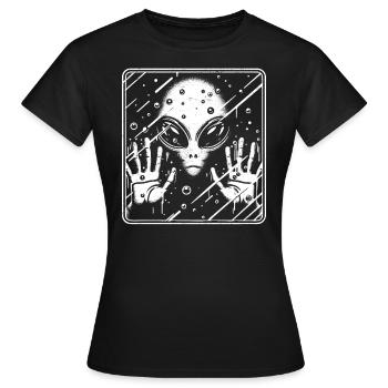 Étranger - T-shirt Femme - noir - Devant - AI Model Female 172 dark (172cm)