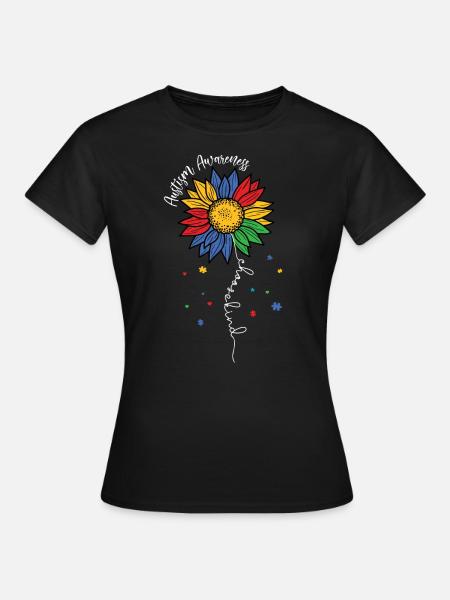 Autismus Awareness Day Autist Geschenk - Frauen T-Shirt - Schwarz