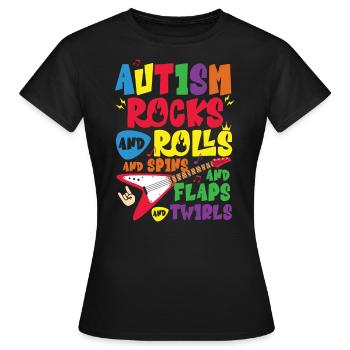 Autismus Awareness Day Autist Geschenk - Frauen T-Shirt - Schwarz - Vorne - AI Model Female 172 dark (172cm)