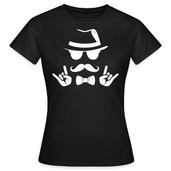 Junggeselle Jungesellenabschied - Frauen T-Shirt - Schwarz - Vorne - AI Model Female 172 dark (172cm)
