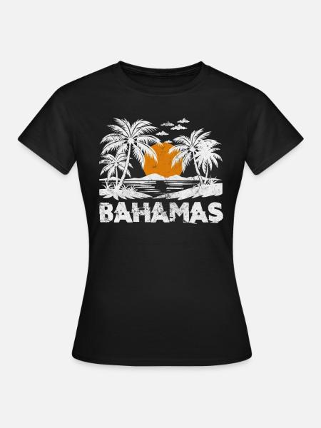Bahamas - Frauen T-Shirt - Schwarz