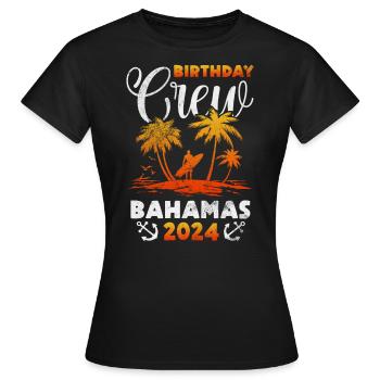 Bahamas - T-shirt Femme - noir - Devant - AI Model Female 172 dark (172cm)