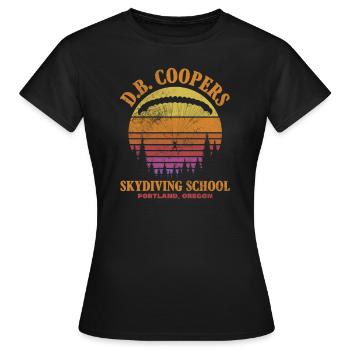 Skydive - Frauen T-Shirt - Schwarz - Vorne - AI Model Female 172 dark (172cm)
