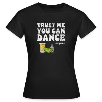 Téquila - T-shirt Femme - noir - Devant - AI Model Female 172 dark (172cm)