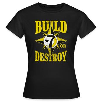Muslim - Frauen T-Shirt - Schwarz - Vorne - AI Model Female 172 dark (172cm)